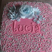 Lucia's birthday cake