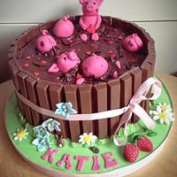Piggy Love in the Mud Cake!!!