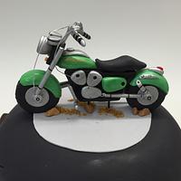 Motor Cycle Birthday Cake