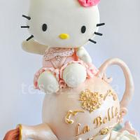 Hello Kitty Shabby Chic Cake