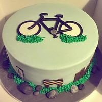 bicycle cake