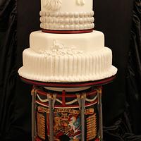 Regimental Wedding Cake 'Gold and Third in Catagory'