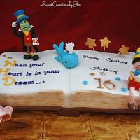 Jiminy Cricket/Pinocchio Cake