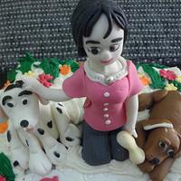 Dog lover Birthday cake