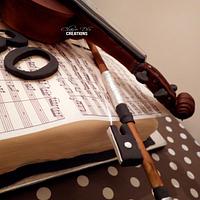 Violin and score