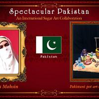 Pottery Art and Truck Art: spectacular Pakistan International Sugar Art Collaboration 