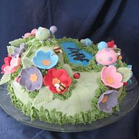 Turtle pond cake