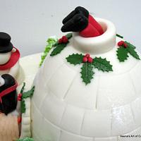 Christmas Igloo Cake 