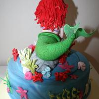 Ariel mermaide cake