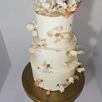 Wedding buttercream cake