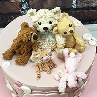 Ciara - Teddy Bear Christening Cake