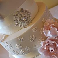 Snowflake Wedding Cake.