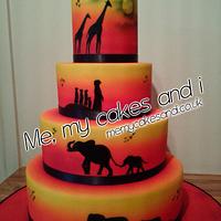 African Safari Cake