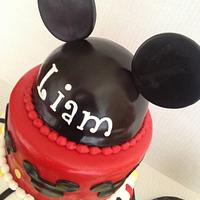 Mickeys first birthday cake 