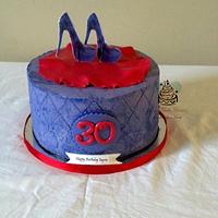 Flirty 30 Birthday Cake 