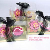 Pink, Pearl & Gold "Party Favor" Cupcakes