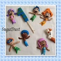 Bubble Guppies Cake Toppers