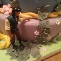 Disney rapunzel birthday cake