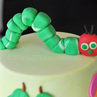 Friendly Caterpillar cake