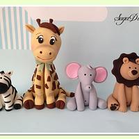 Baby Giraffe & Friends