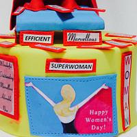 SUPER WOMAN CAKE
