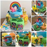 baby tv cake