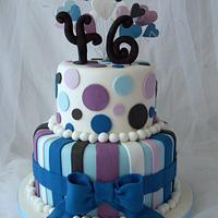 Spots and Stripes Cake