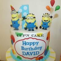 Despicable me minions birthday cake