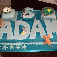 Name cake, cats, mouse and duck!