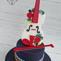 The violine - Music Around the World - Cake Notes 2017 Collaboration