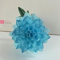 Wired wafer paper dahlia