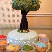 Tree Celebration Cake