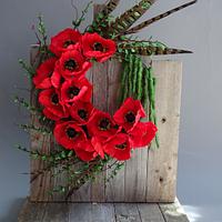 Poppy wreath
