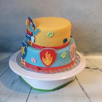 Paw Patrol cake.