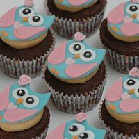 owl cupcakes