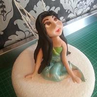 silvermist the fairy fondant topper