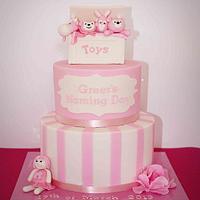 Pretty in Pink Toy Box Cake