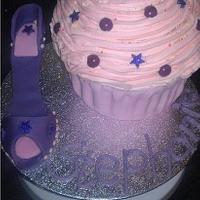 Giant cupcake with Shoe