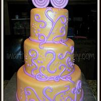 Bollywood inspired birthday cake