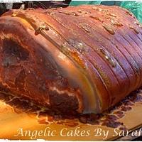 Roast Pork with Crackling Birthday Cake