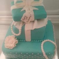 Tiffany box cake