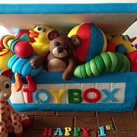 Toybox cake 