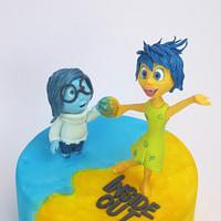 Joy and Sadness from Inside Out