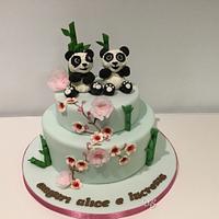 Panda cake 