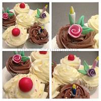 Quick Birthday Cupcakes