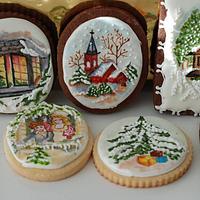 Christmas Hand Painted Cookies