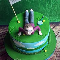 Tony - 50th Birthday Golf Cake