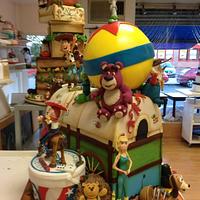Gold award winning Toy story cake
