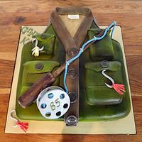 Fly Fisherman's jacket Cake :) x