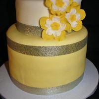 Modern Anniversary Cake